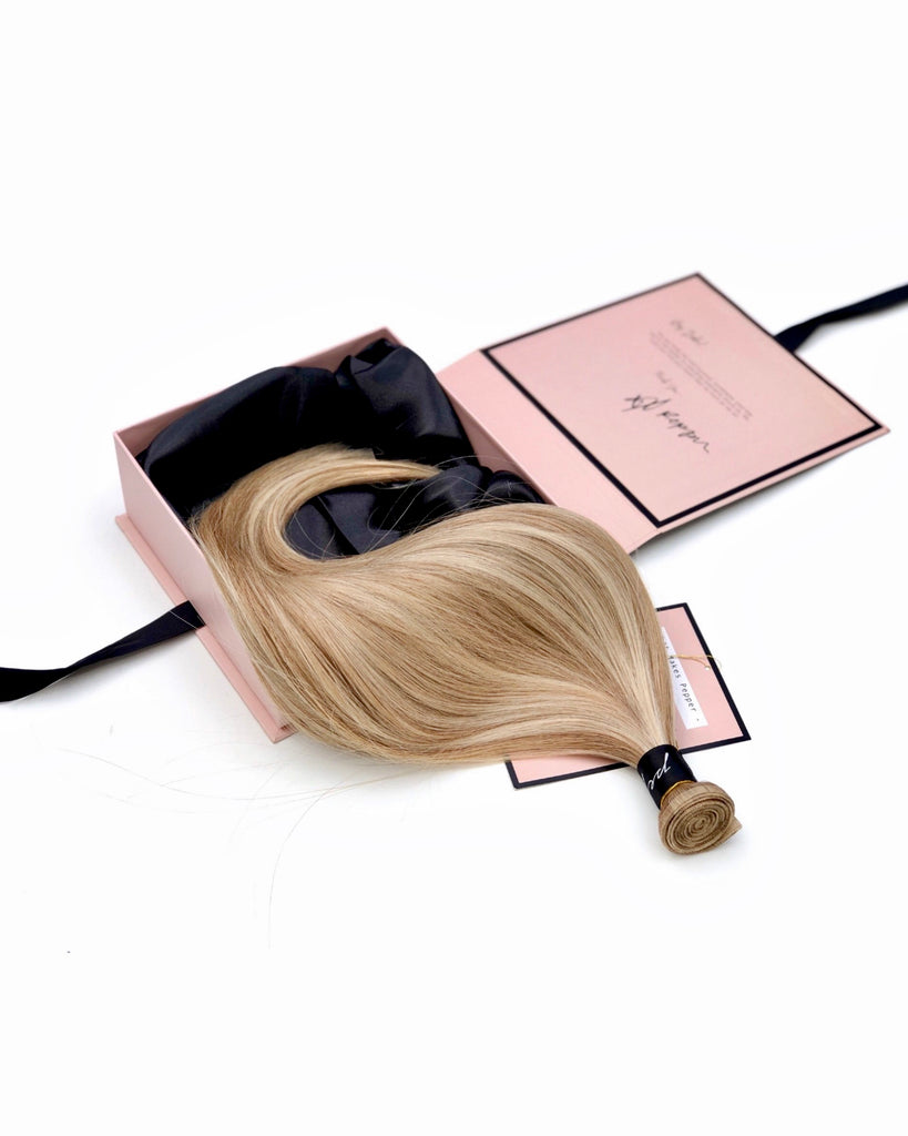 fawn over me ribbon weft pepper luxury official hair extensions