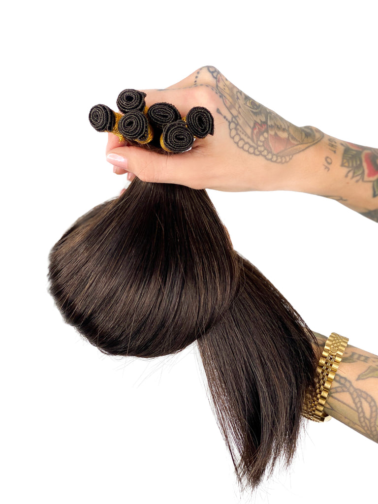 Almost pepper luxury official hand tied hair extensioms